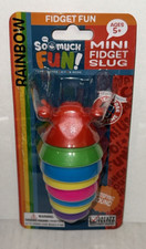 Rainbow Fidget Fun Mini Slug Toy Anti Stress Sensory Anxiety Relief Kids By KIPP