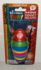 Rainbow Fidget Fun Mini Slug Toy Anti Stress Sensory Anxiety Relief Kids By KIPP