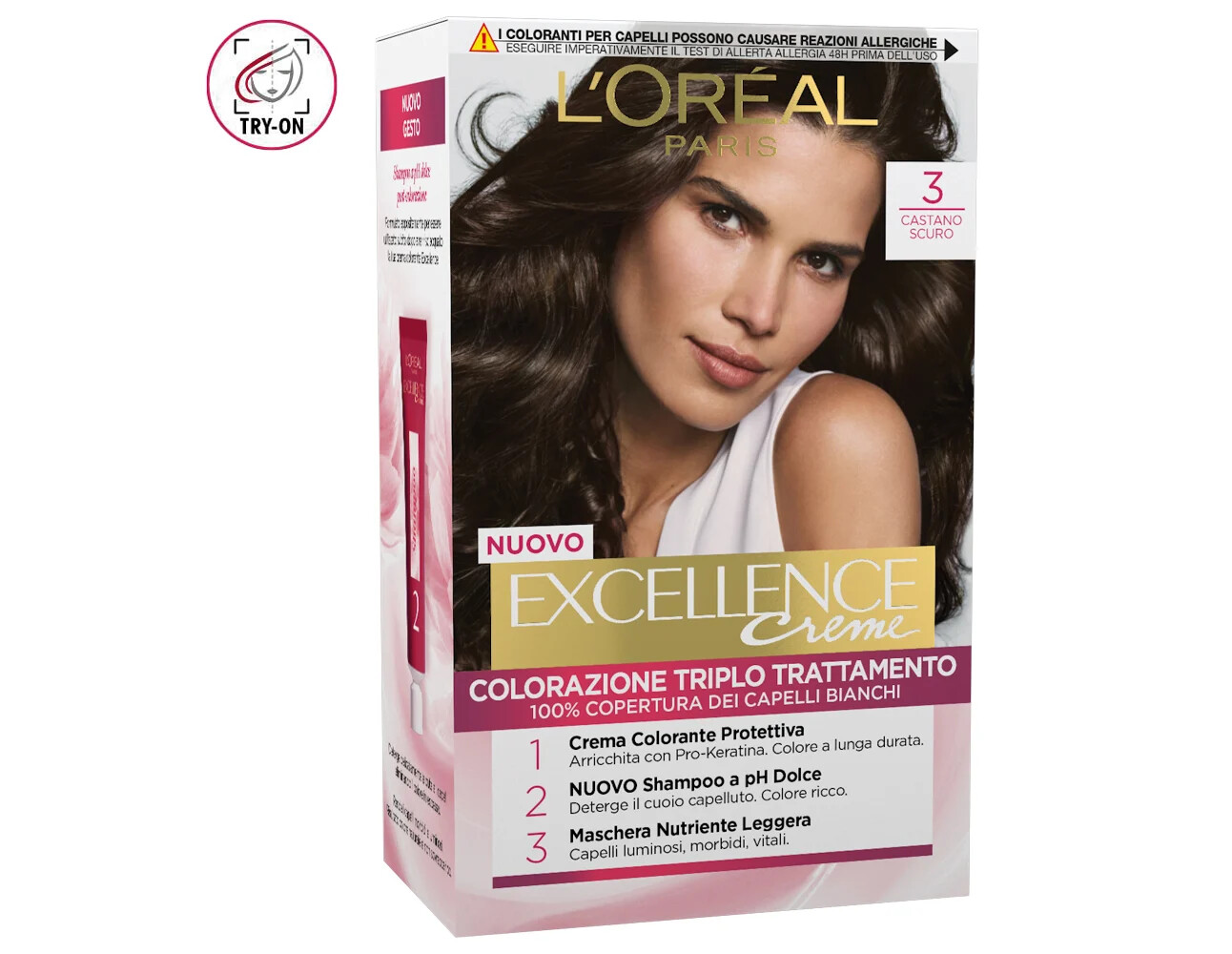 L'oreal Italia Spa Div. Cpd Scuro Excel Castano N 3 - Immagine 2