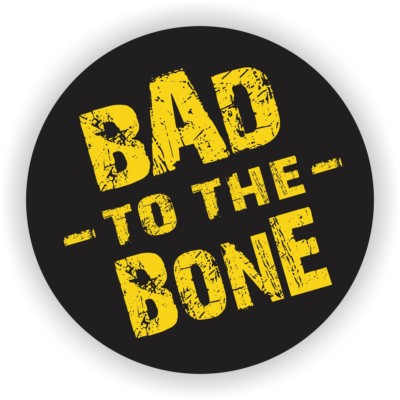 bad to the bone motorcycle helmet Funny Bad to the Bone Hard Hat Sticker | Welding Motorcycle Helmet Decal  Label