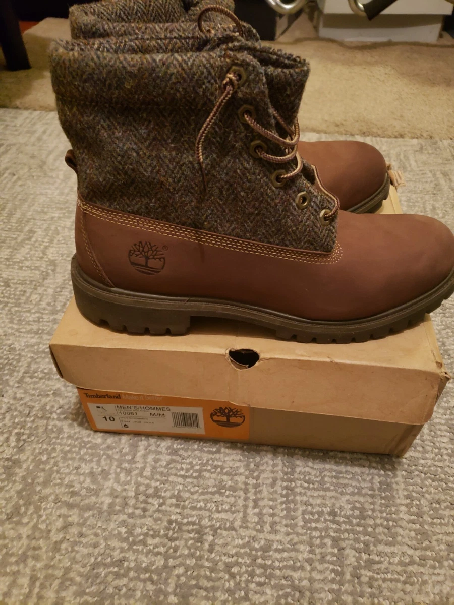 ギフト】 HARRIS TWEED ( timberland ) 28~29 cm ブーツ - data2corp