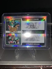 2021 Classics - BRETT FAVRE & DONALD DRIVER - Classic Combos - Silver/Holo