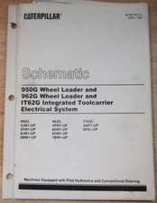 CATERPILLAR 950G 962G IT62G WHEEL LOADER ELECTRICAL SYSTEMS SCHEMATIC DIAGRAM