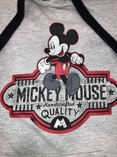 Disney Mickey Mouse Monsters Inc. Quality Hoodie Sweatshirt Gray S Small 6/8