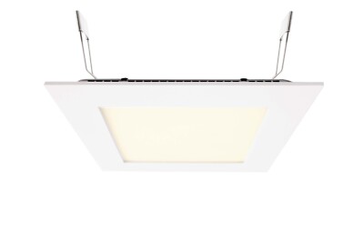 Decorative Light LED Panel Square 15 Ceiling Recessed Light White 2700K Flat Dimmable