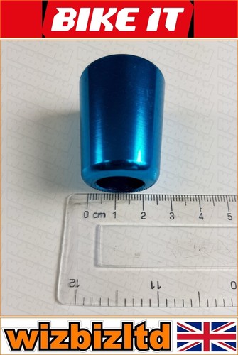 Kawasaki GPZ500 Ninja 500R 1994-2009 Pair of Blue Tapered Bar Ends BEWKZXBU - Imagen 9 de 12
