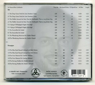 アイリッシュ・セット・ダンス・ビデオ８本セット（Vol. ２～９） 8 Irish Set Dances the Official List 2 by Michael Fitzpatrick (CD