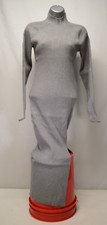 NWT Quince Eco Knit Mock Neck Sweater Heather Grey Dress Size Small