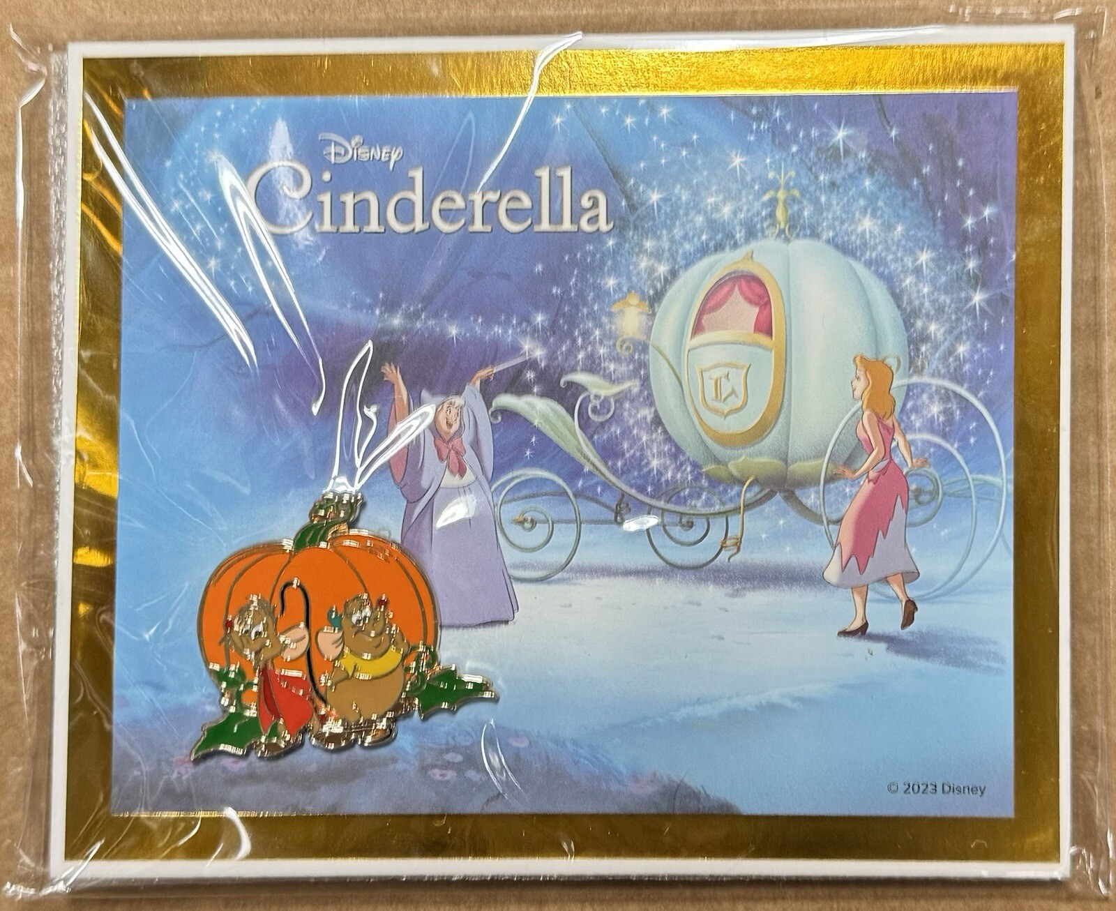 Disney Movie Club Exclusive Enamel Pin: Cinderella VIP Pin (Jaq and Gus)