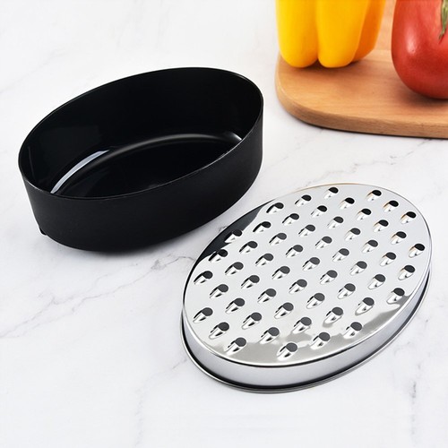 Stainless Steel Kitchen Cheese Grater with Container Storing Fruits Cheese Box - Picture 5 of 10
