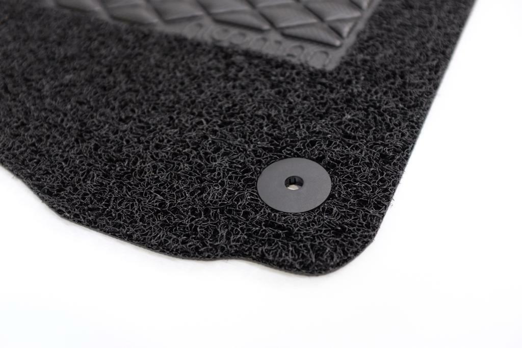VW Polo MK6 2018 GENUINE DELUXE Fitted Rubber Car Mats Black Floor Set