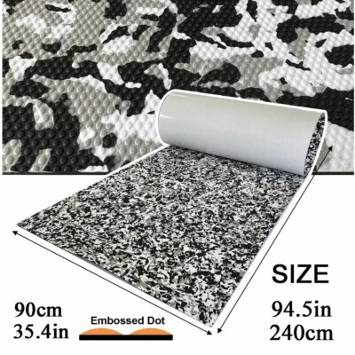 #ad Self Adhesive EVA Foam Boat Marine Flooring Faux Teak Yacht Decking Mat Camo Dot $60.06