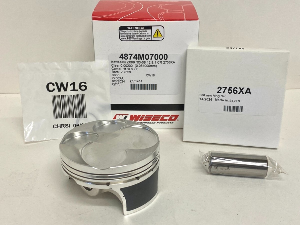 WISECO 4874M07000 FORGED 70mm 674cc BIG BORE PISTON ZX6R NINJA KAW