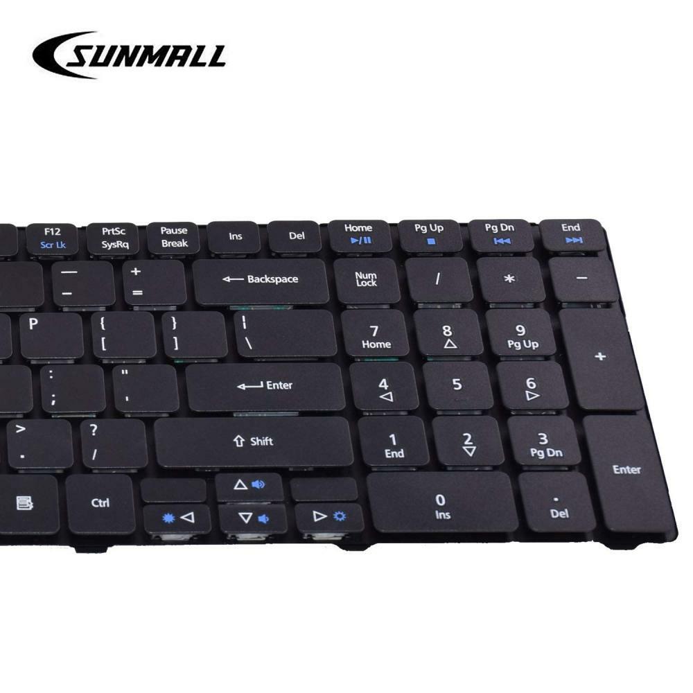SUNMALL a6 Laptop Keyboard Replacement for Acer Aspire 5250 5251 black 