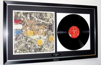 The Stone Roses Framed Genuine Vinyl Album Ian Brown Fools Gold I Wanna Be Adore
