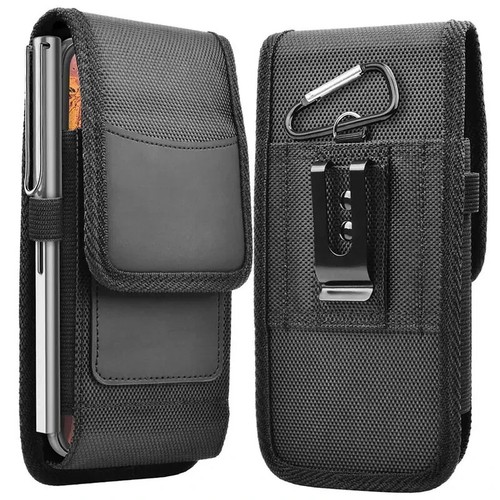 Vertical Cell Phone Holster Pouch iPhone Samsung Wallet Case With Belt Clip - Picture 6 of 6