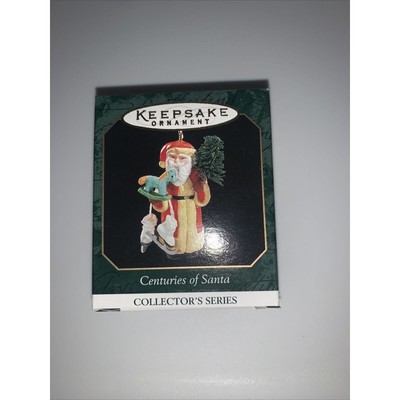 Hallmark \"Centuries Of Santa Series\" Miniature Christmas Ornament, 1998...