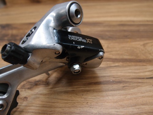 1990 rear derailleur Shimano Deore XT RD-M735 VIA Japan long cage 7 sp - Picture 8 of 14