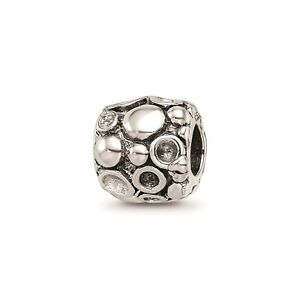 Sterling Silver Antique finish Reflections Bali Bead Charm 