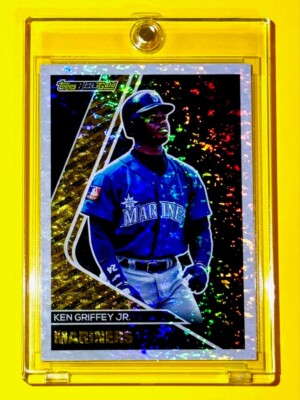 Ken Griffey Jr. MINT TOPPS BLACK GOLD SHIMMER REFRACTOR HOF