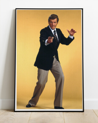 Roger Moore James Bond Foto/Poster bis 36''x24''