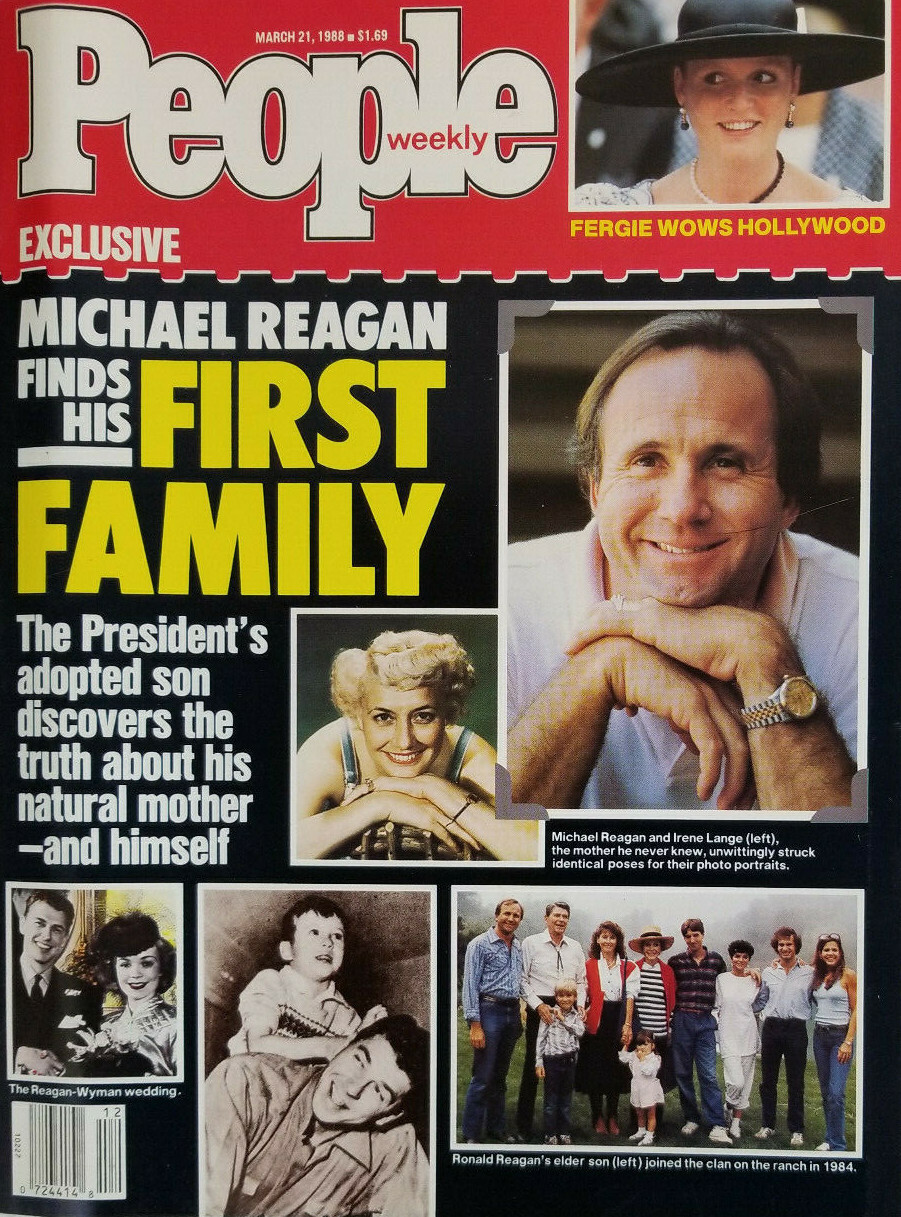 People Weekly March 1988 - Michael Reagan Presidents Adopted Son - VG No Label