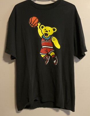 Hyperfly Grateful Dead Basketball Bear Dunk T-Shirt
