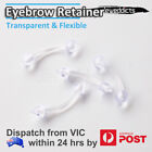 <!--F#f_0-->2-6pcs Eyebrow Retainer Bar Ring Piercing Barbell Clear Flexible Body Jewellery <!--F/-->