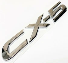 CHROME CX5 REPLACEMENT FOR MAZDA CX-5 REAR TAILGATE EMBLEM BADGE NAMEPLATE DECAL