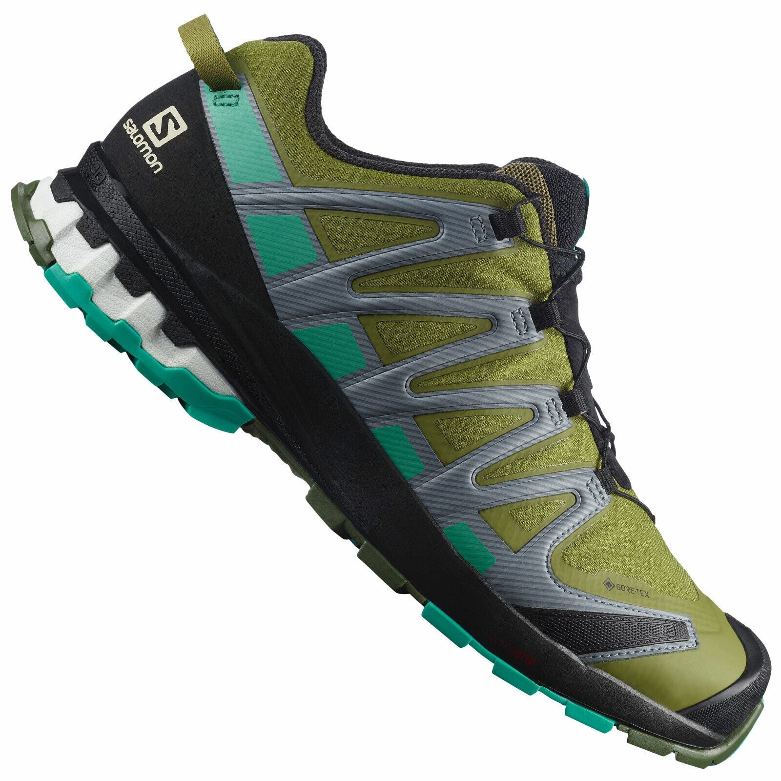 Salomon Xa Pro GTX Men's Running Shoes Hill Running Shoes Green | eBay