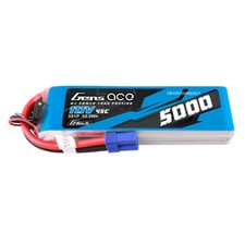 Gens Ace G-Tech 5000mAh 45C 11.1V 3S Lipo Battery EC5 For RC Helicopter plane US