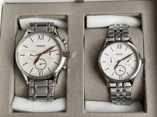 Fossil BQ2468SET Damenuhr + Herrenuhr Fenmore Midsize Multifunktion