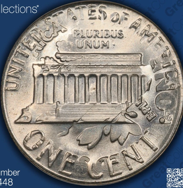 1981 Lincoln Cent Struck 1C On 10C Double Denomination Error ANACS Soap Box MS65 - Image 3 of 4