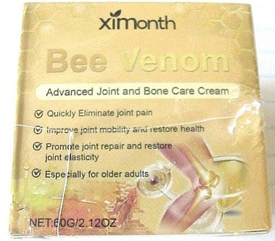 XiMonth Bee Venom Joint Cream, Relieves Pain In: Hands, Legs, Knees Lumbar Spine