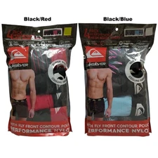 Quiksilver Men's Moisture Wicking Performance Mesh Boxer Brief, 4pk