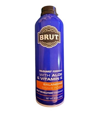 Rare Brut Revolution Fragrance Tri-Guard Balancing Shave Foam Shaving Cream 9.5
