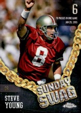 2024 Topps Chrome #SS-4 Steve Young Sunday Swag Refractor