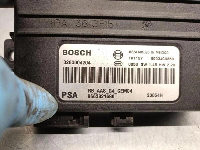 9663821680 Electronics Module 5348032 for PEUGEOT 308 SW I (4E 4H) 1.6 HDI 2007 - Image 4 of 4