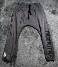 Nununu Boys' Baggy Eye Joggers Gray/Black, Drawstring Waist, Size 8/9