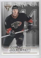 2003 Pacific Private Stock Titanium Hobby Jersey Number 10/150 Jason Arnott mq4
