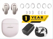 Bose - QuietComfort Ultra True Wireless Noise Cancelling In-Ear Earbuds - White
