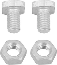 Greenhouse Repair Kit Hardware Set - 50pcs Aluminum Nut + 50pcs Bolt - Silver