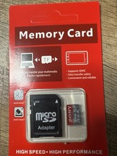 New Sony 256GB microSDXC UHS-I Card with Adapter   A1 V30 4K   Sealed Package