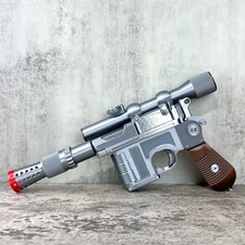 Han Solo DL-44 Blaster Replica   Silver Edition Star Wars Prop for Cosplay