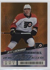 2024-25 Upper Deck Credentials Debut Ticket Access Orange /199 Jett Luchanko 5f0