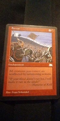 Magic: The Gathering - Fervor (Ardore) - Carta Singola Dall'espansione Weatherlight (WTH) - Rara