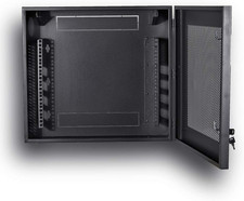 Heavy Duty 16 Gauge Steel DVR Security Lockbox - 24"x21"x7" - Black