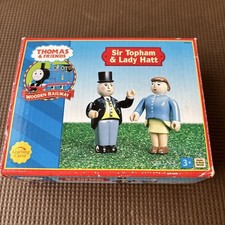 Thomas  Friends Wooden Railway Sir Topham Hatt and Lady Hatt Rare Exclusive