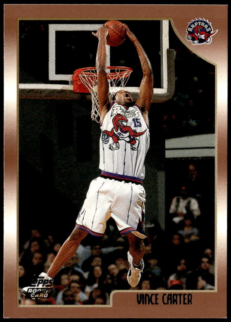 1998-99 Topps #199 Vince Carter Rookie E1