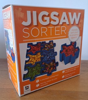 NEU Puzzle Sortierer 6 stapelbare Tabletts Aufbewahrung für bis zu 1000 Teile